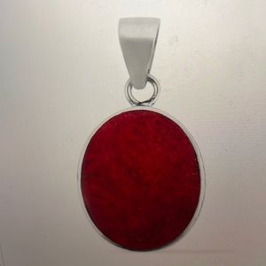 🇺🇸Sponge Coral Pendant in sterling silver